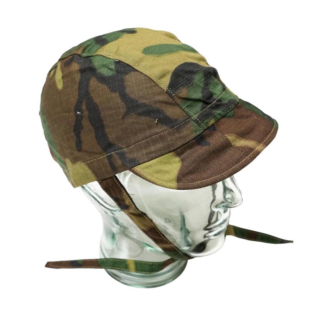 Rare Repurposed ERDL Camo Hat US Fabric - Vietnam Find